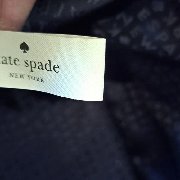 SOLD Kate Spade Soft White/ Black Pebble Leather Satchel/Crossbody EC - Picture 16 of 16